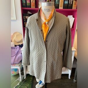 Eileen Fisher organic cotton jacket size Large